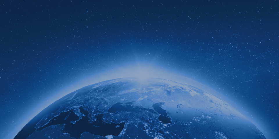 Titelbild sigacom - Ansicht der Erde aus dem Weltall
